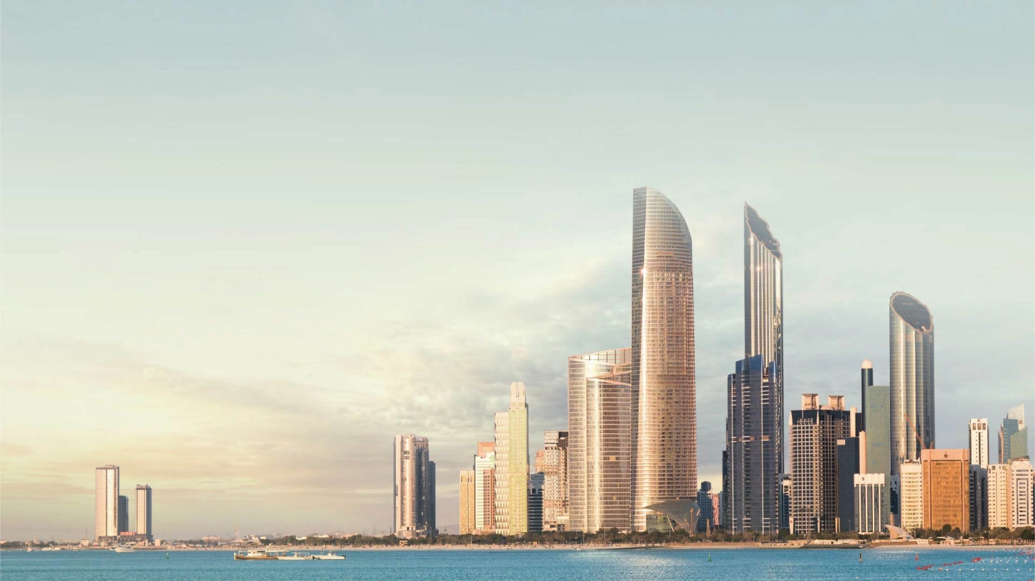 Street-level view of Reem Eleven featuring contemporary design elements